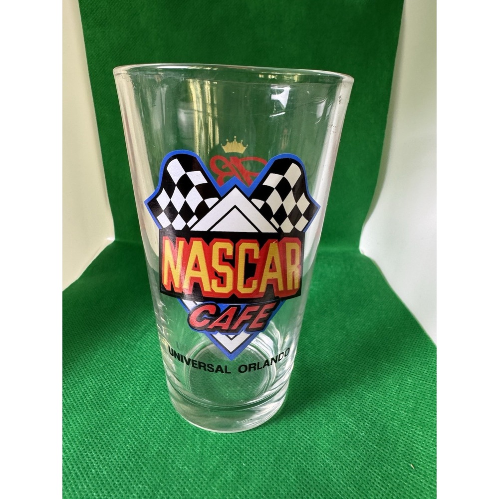 Budweiser Nascar Cafe Universal Orlando Glass Cup‎